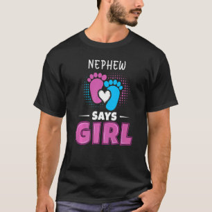 Camiseta Sobrinho Diz Menina Sexo De Bebê Revela Roupa Grán