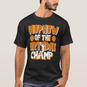 Camiseta Sobrinho Do Partido Birthday Champ Basball
