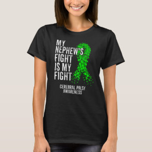 Camiseta Sobrinho luta meu guerreiro cerebral paralisado