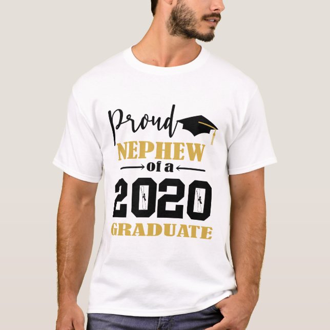 Camiseta Sobrinho orgulhoso de um Formando 2020 (Frente)