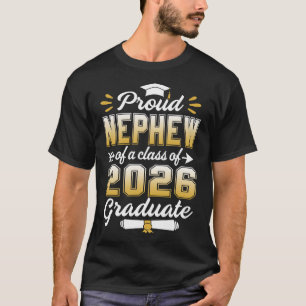 Camiseta Sobrinho Orgulhoso De Uma Classe De Sen Formando D