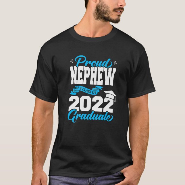 Camiseta Sobrinho Orgulhoso De Uma Classe Do Mais velho 22  (Frente)