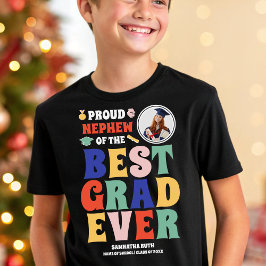 Camiseta Sobrinho Orgulhoso do Melhor Formando Alguma Foto