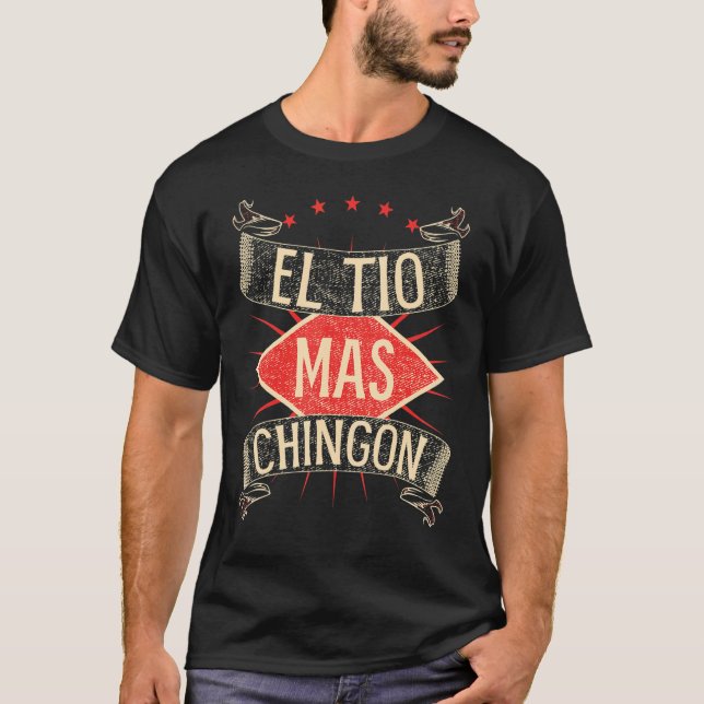 Camiseta sobrinho ou sobrinha de El Tio Mas Chingon (Frente)