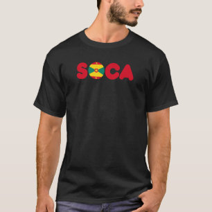 Camiseta Soca Grenada Flag Grenadiano Caribe Carnaval