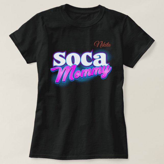Camiseta Soca Mamãe 2 (Personalizada) (Frente do Design)