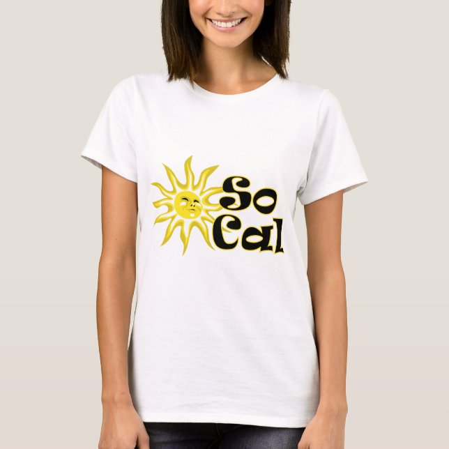 Camiseta SoCal Sunshine Damies Petite T-shirt (Frente)