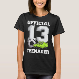 Camiseta Soccer 13 Year Old Birthday Boy Shirt, Official Te