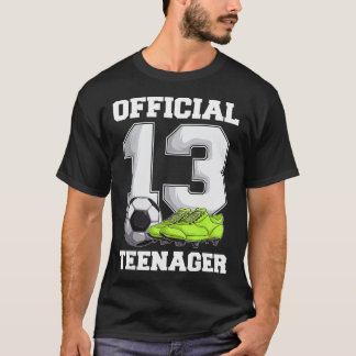 Camiseta Soccer 13 Year Old Birthday Boy Shirt, Official Te