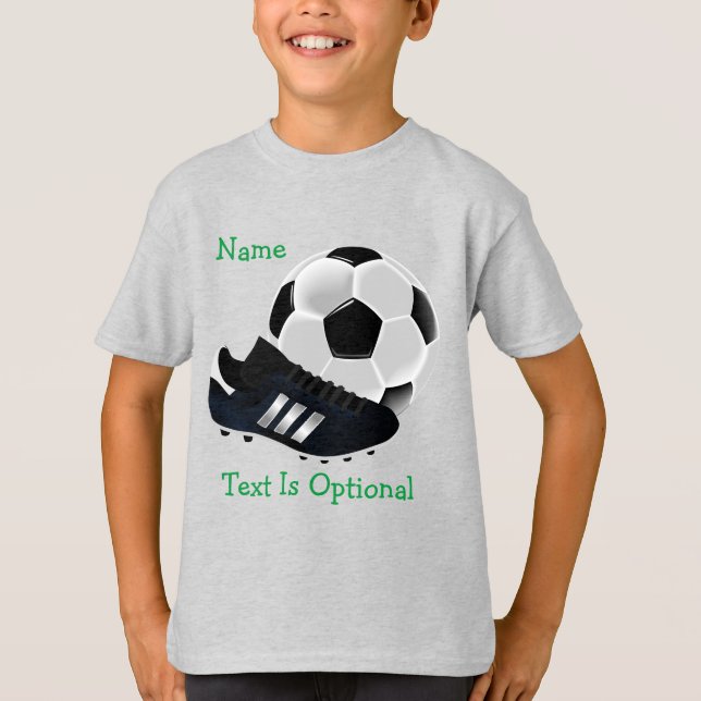 Camiseta Soccer Ball and Cleat (Frente)