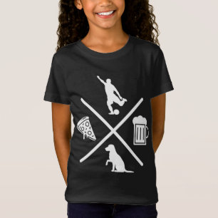 Camiseta Soccer Beer Dogs Pizza Canina Snack Comida present
