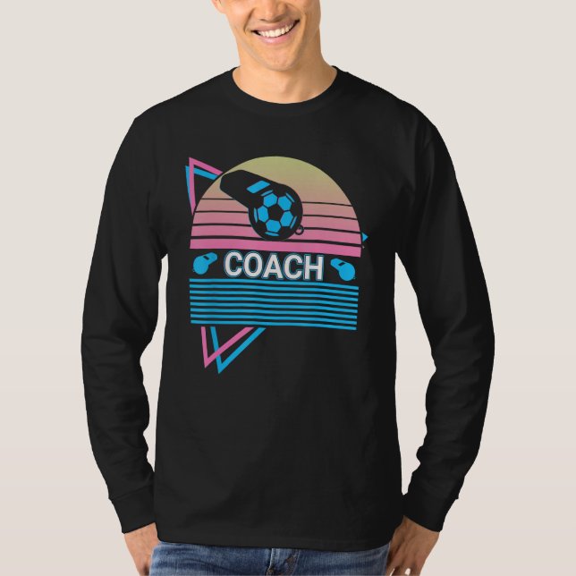 Camiseta Soccer Coach Soccer Player Retro (Frente)