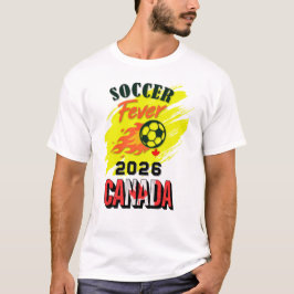 Camiseta SOCCER Fever 2026 Canada Fan Gear Limited Edition