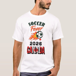 Camiseta SOCCER Fever 2026 Canada Fan Gear Limited Edition