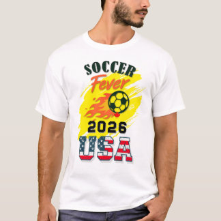 Camiseta SOCCER Fever 2026 USA Fan Gear Limited Edition