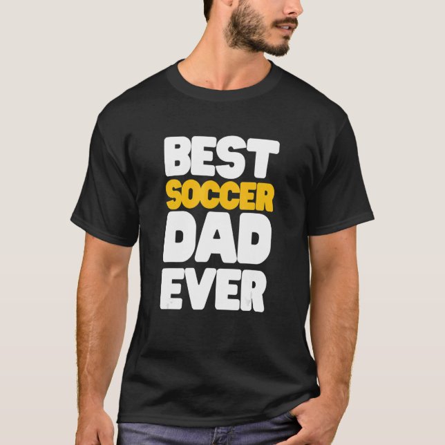 Camiseta Soccer  For Best Dad (Frente)