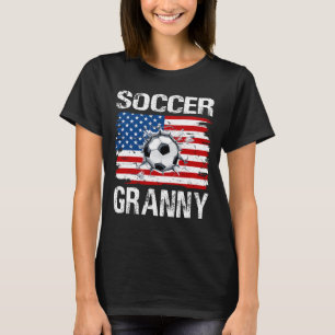 Camiseta Soccer GRANNY USA Flag