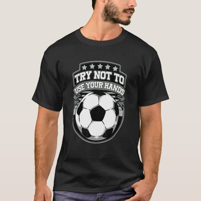 Camiseta Soccer Inspirado Soccer Sarcástico Relacionado Com (Frente)