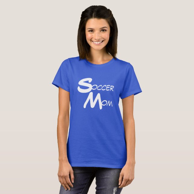 Camiseta Soccer Mamãe Shirt (Frente Completa)