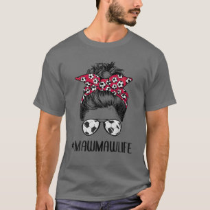 Camiseta Soccer Mawmaw Vida Mensageira Bun Óculos Solares F