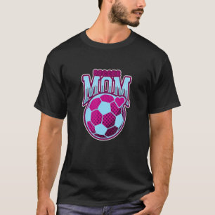 Camiseta SOCCER MOM Eu adoro ver minha garota jogando futeb