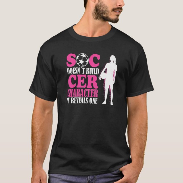 Camiseta Soccer Players Soccer Team Graphic Women Girls Soc (Frente)