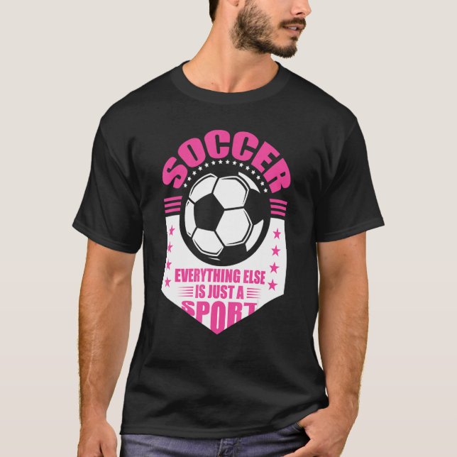 Camiseta Soccer Players Soccer Team Graphic Women Girls Soc (Frente)
