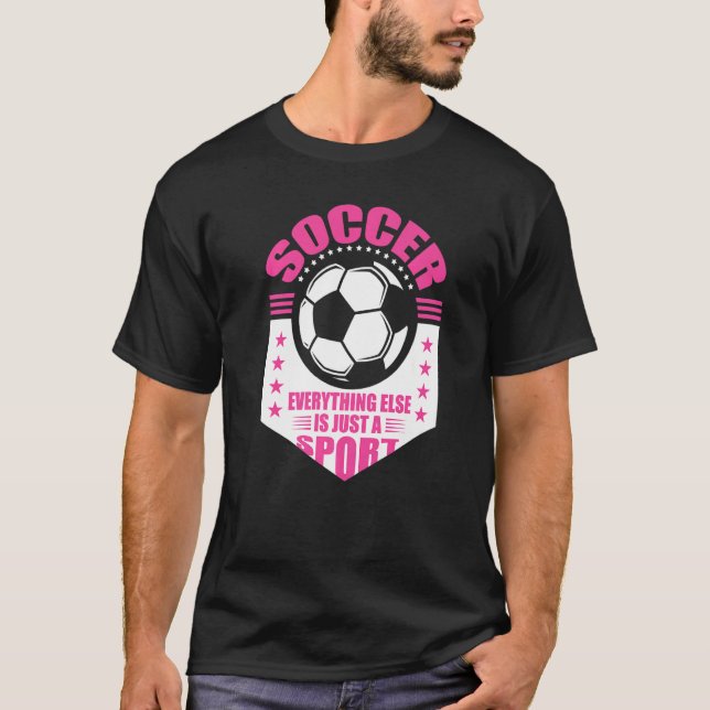 Camiseta Soccer Players Soccer Team Graphic Women Girls Soc (Frente)