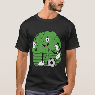 Camiseta Soccer Shamrock Lucky C Dia de São Patrício Irland