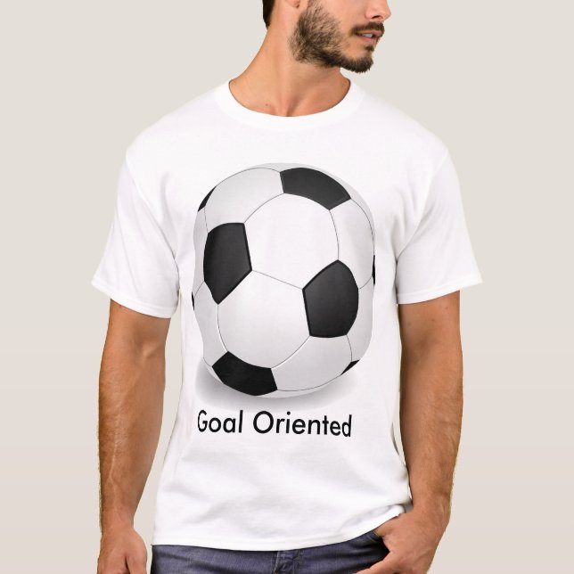 Camiseta soccerball, objetivo orientado (Frente)