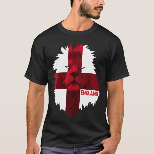 Camiseta Socceream England National Pride Lion Flag family (Frente)