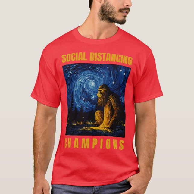 Camiseta Social Distancing Champions (Frente)
