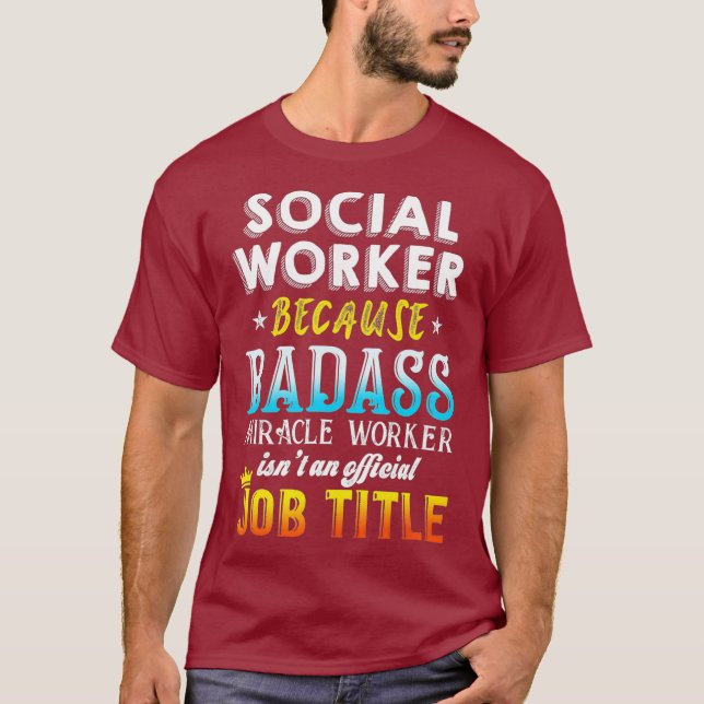 Camiseta Social Worker   Social Work Month Gifts (Frente)