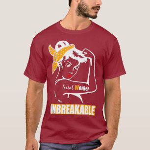 Camiseta Social Worker  Unbreakable Feminist Woman