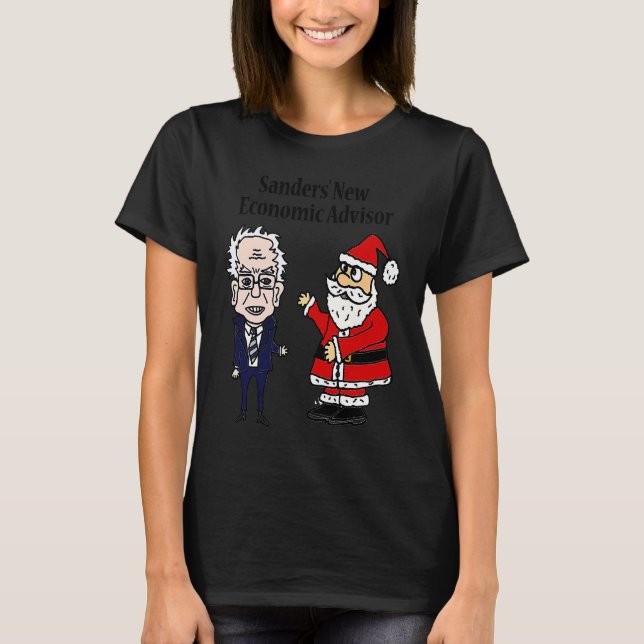 Camiseta Socialduds Anti Bernie Sanders e Papais noeis (Frente)