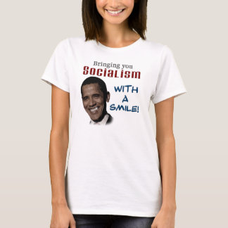 Camiseta Socialismo com um sorriso