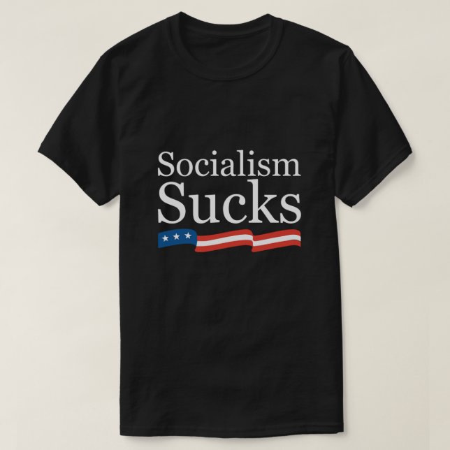 Camiseta Socialismo é uma merda (Frente do Design)