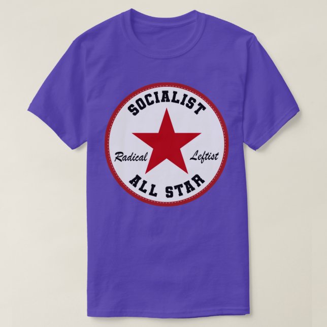 Camiseta Socialista All Star (Frente do Design)
