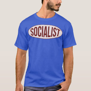 Camiseta Socialista de esquerda política