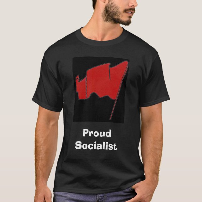 Camiseta Socialista orgulhoso (Frente)