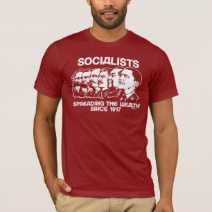 Camiseta Socialistas: Espalhando a riqueza