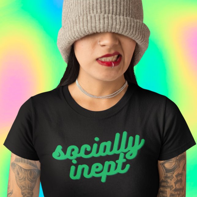 Camiseta Socialmente Inábil (Criador carregado)