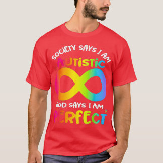 Camiseta Sociedade Autista De Consciência Diz Que Sou Autis