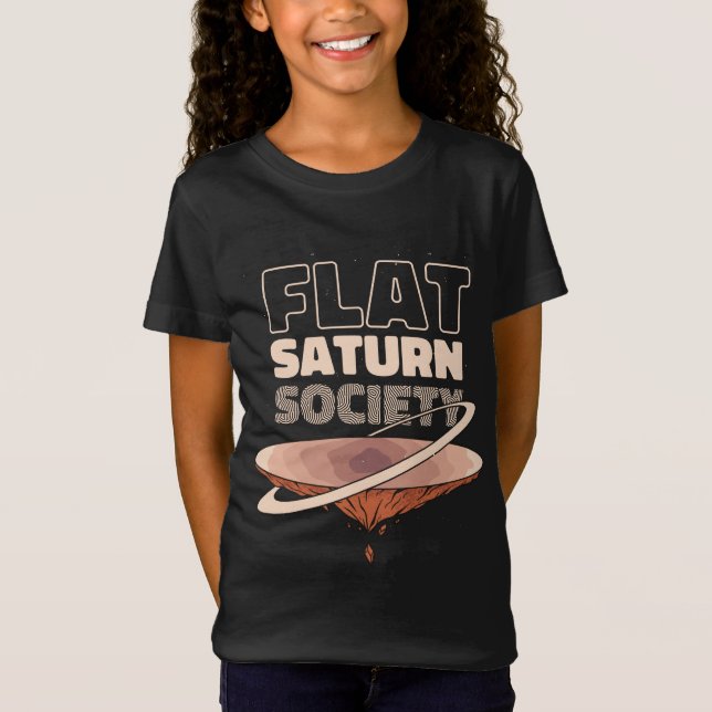 Camiseta Sociedade Científica de Design Saturno Plano (Frente)