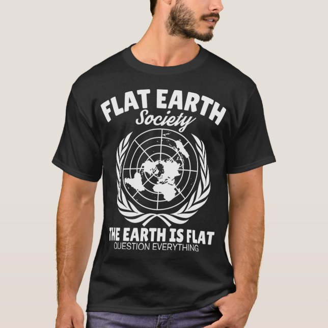 Camiseta Sociedade da Terra Plana (Frente)