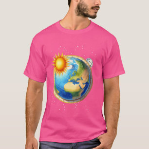 Camiseta Sociedade da Terra Plana Masculina Engraçado Consp