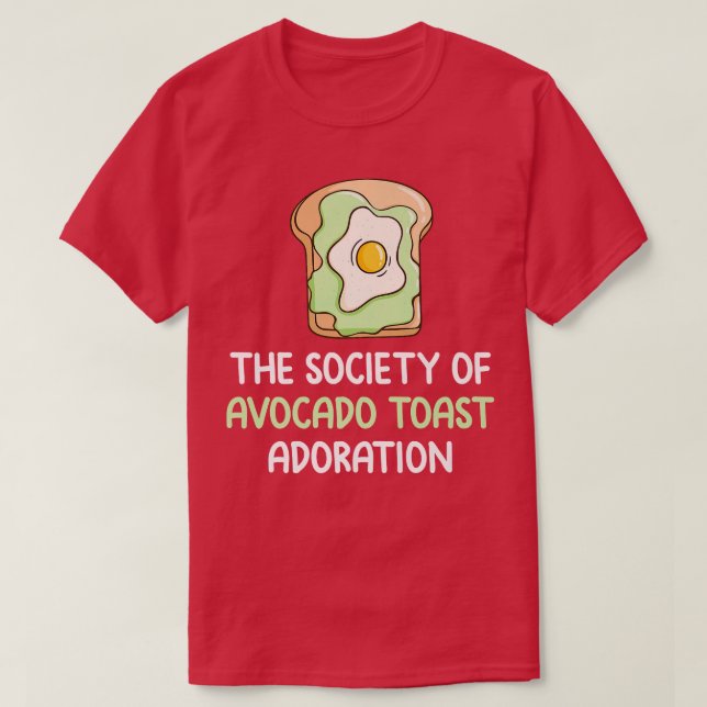 Camiseta Sociedade de Antenas Avocado Adoration Millenial H (Frente do Design)