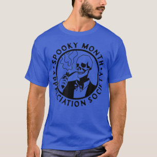 Camiseta Sociedade de Apreciação Mês Legal Halloween S