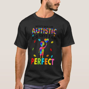 Camiseta Sociedade de Autismo Diz que Sou Autista Deus Diz
