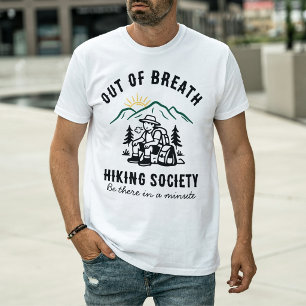 Camiseta Sociedade de Caminhada Engraçada Personalizada Sem